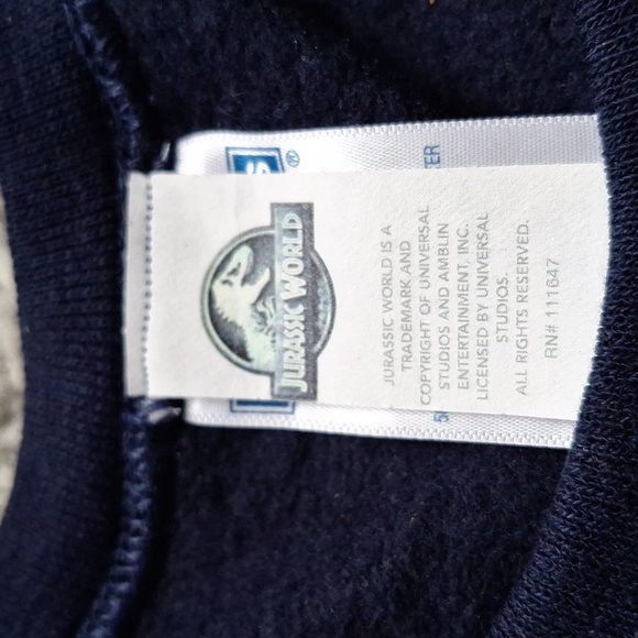 Jurassic World Holiday Sweatshirt EUC size lg - Picture 5 of 7